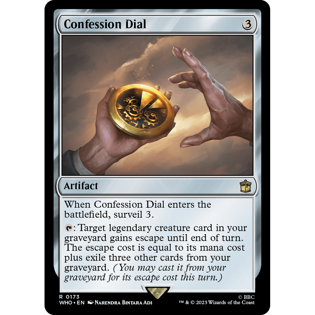 Confession Dial (WHO-173) - Doctor Who Foil