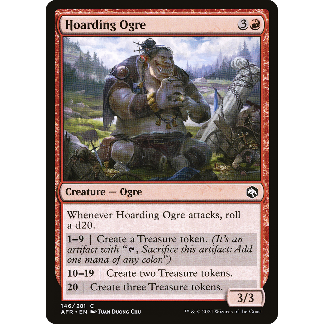 Hoarding Ogre (AFR-146) - Adventures in the Forgotten Realms