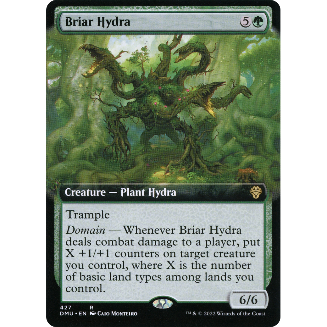 Briar Hydra (Extended Art) (DMU-427) - Dominaria United: (Extended Art) Foil
