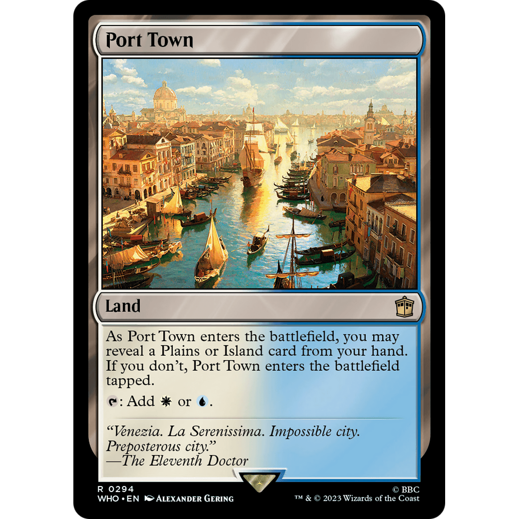 Port Town (WHO-294) - Doctor Who Foil