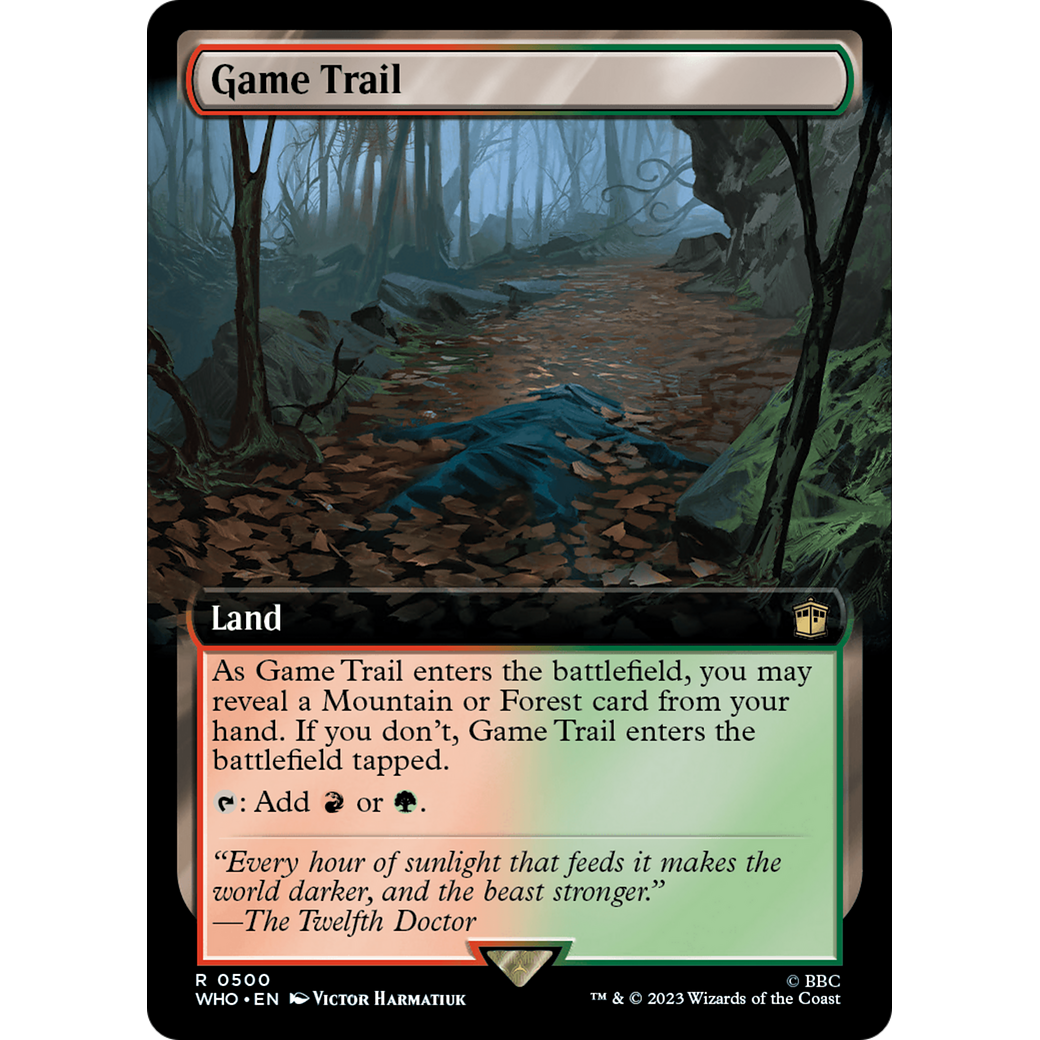 Game Trail (Extended Art) (WHO-500) - Doctor Who: (Extended Art)