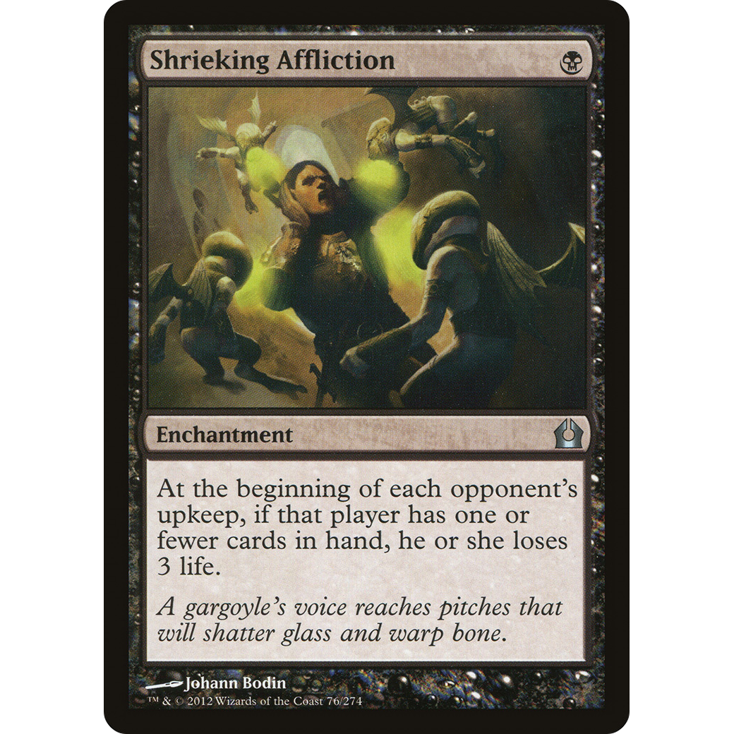 Shrieking Affliction (RTR-076) - Return to Ravnica Foil