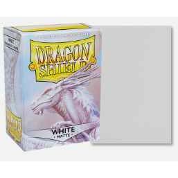 Dragon Shield: White Matte Sleeves 100ct