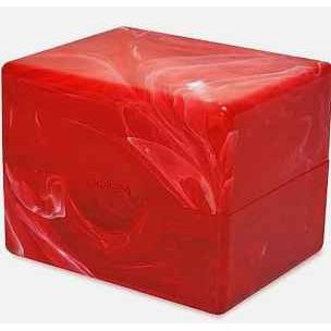 Spectrum: Carnelian Red Marble Prism Deck Case