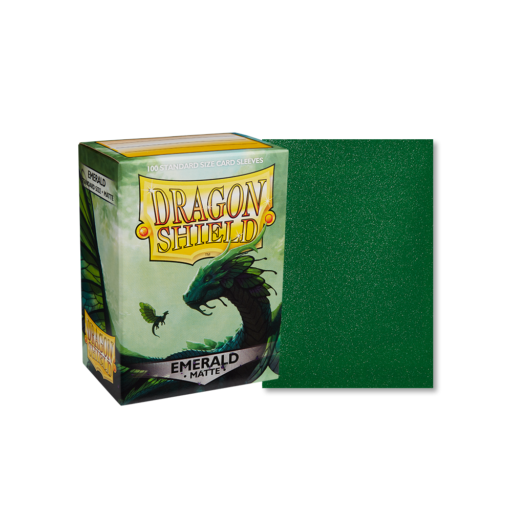 Dragon Shield: Emerald Matte Sleeves 100ct
