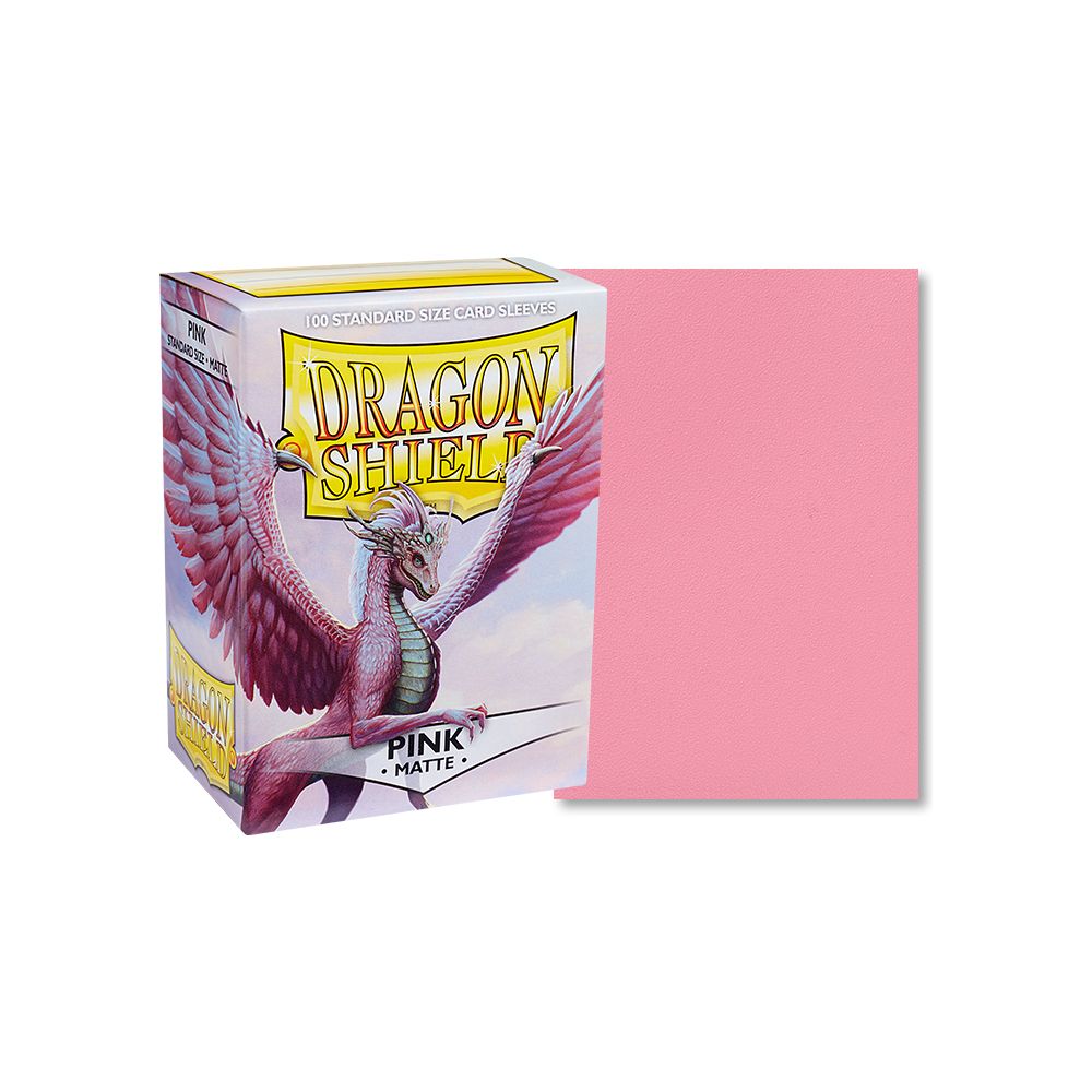 Dragon Shield: Pink Matte Sleeves 100ct
