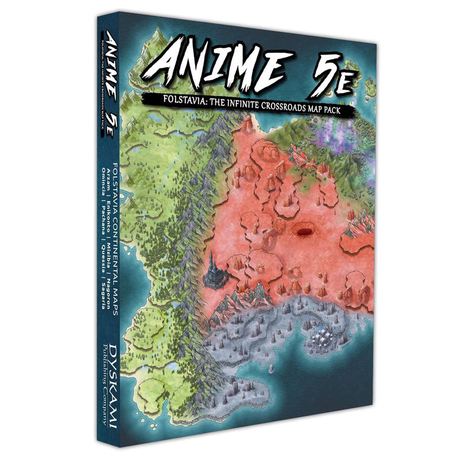 Anime 5E RPG: Folstavia - The Infinite Crossroads Map Pack