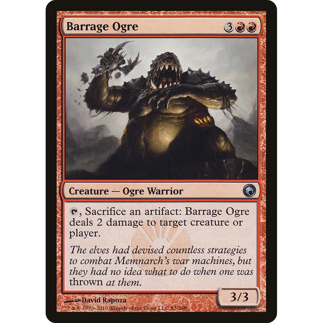 Barrage Ogre (SOM-083) - Scars of Mirrodin