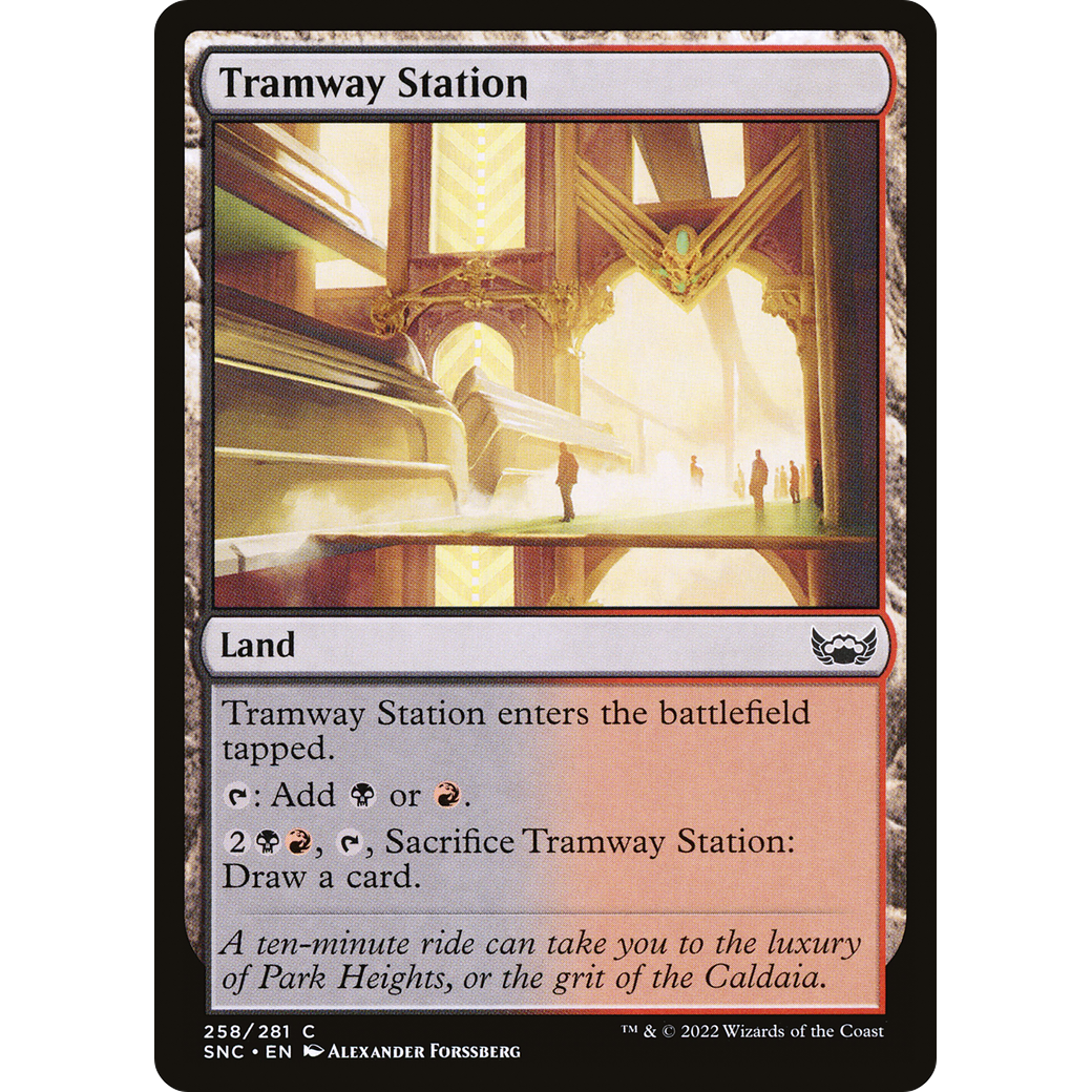 Tramway Station (SNC-258) - Streets of New Capenna Foil