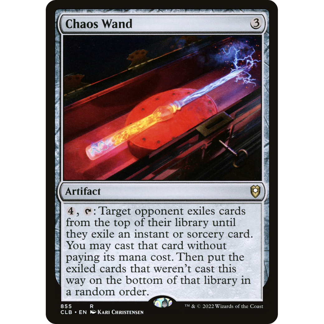 Chaos Wand (CLB-855) - Commander Legends: Battle for Baldur's Gate
