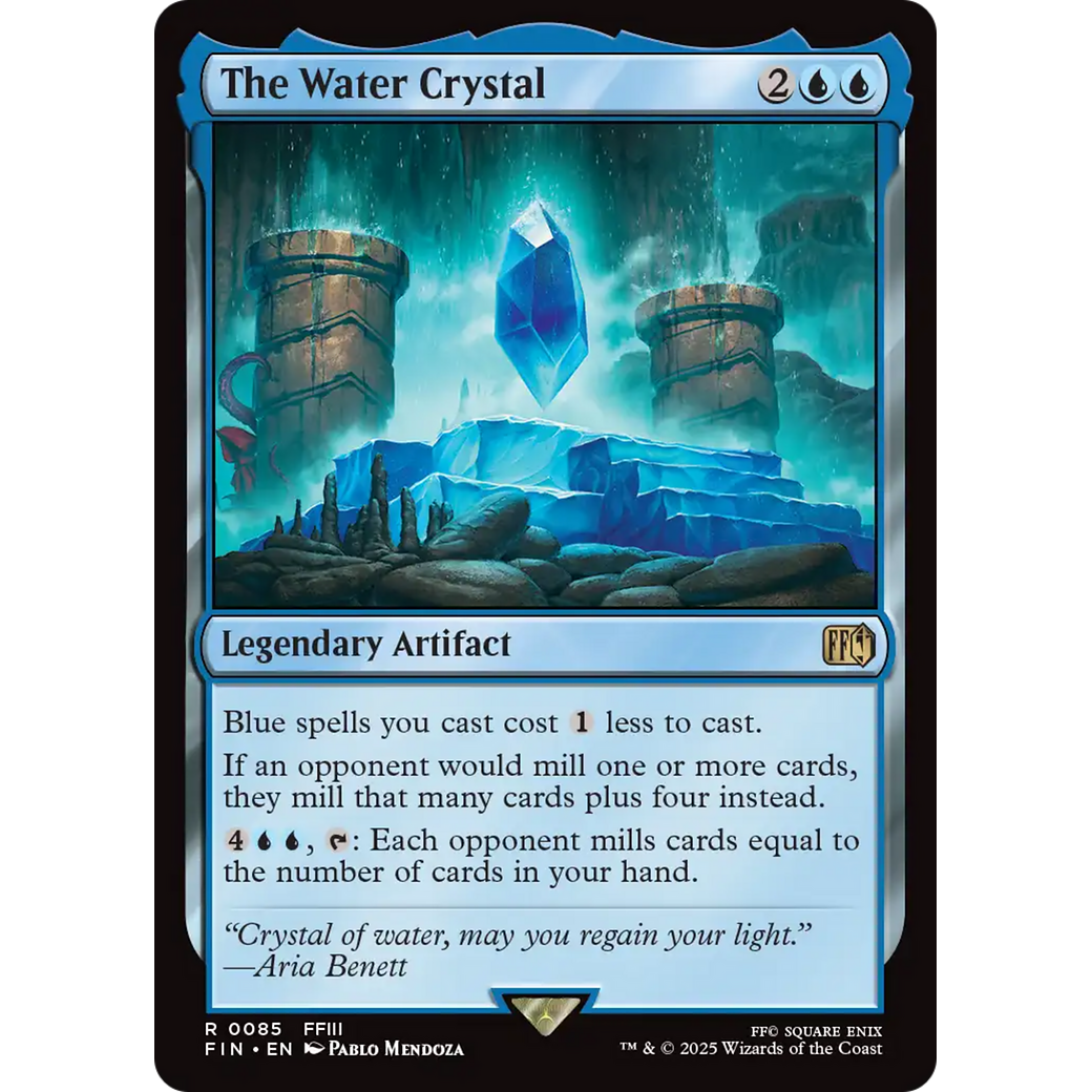 The Water Crystal (FIN-085) - FINAL FANTASY Foil