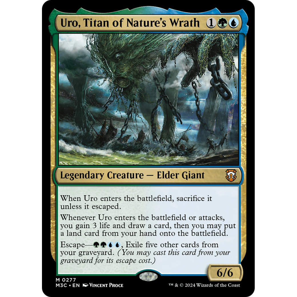 Uro, Titan of Nature's Wrath (M3C-277) - Modern Horizons 3 Commander