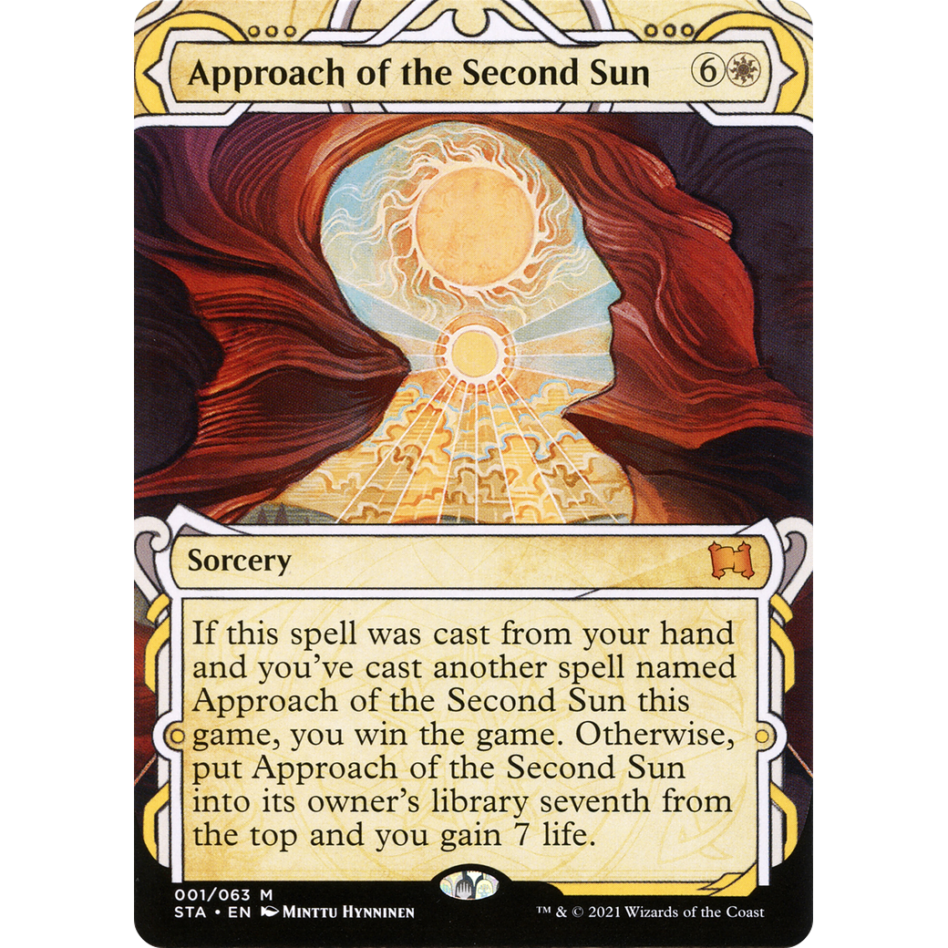 Approach of the Second Sun (STA-001) - Strixhaven Mystical Archive: (Showcase) (Borderless)