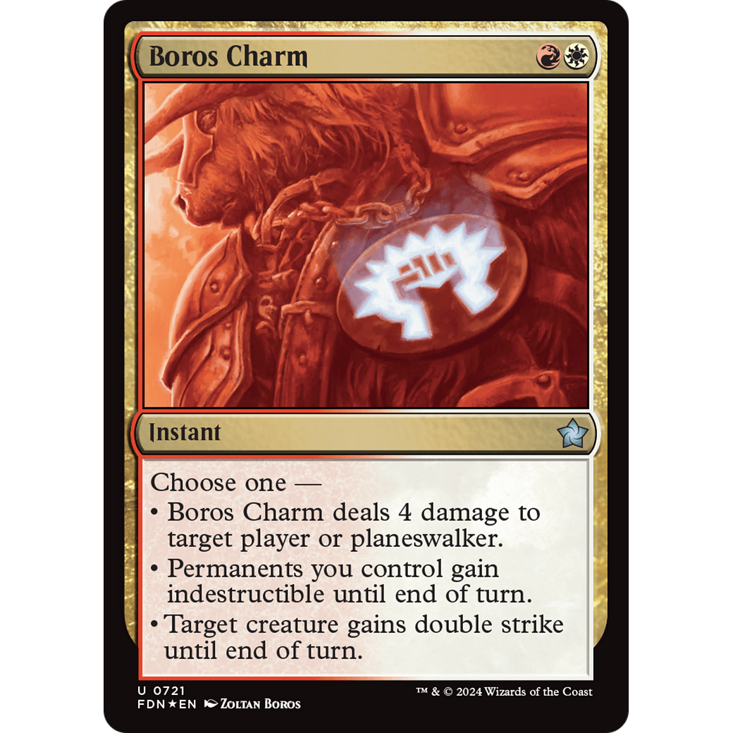 Boros Charm (FDN-721) - Foundations Foil