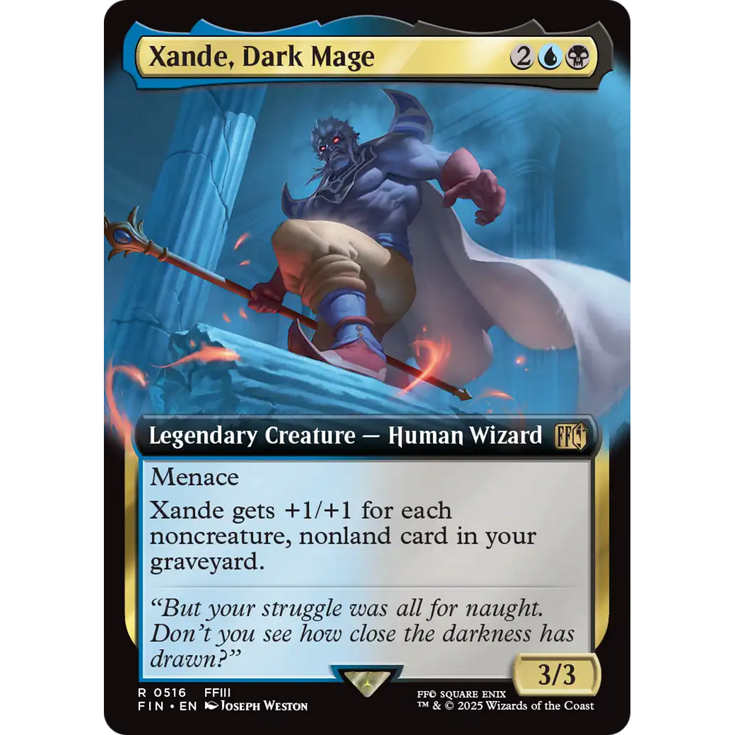 Xande, Dark Mage (FIN-516) - FINAL FANTASY: (Extended Art) Foil