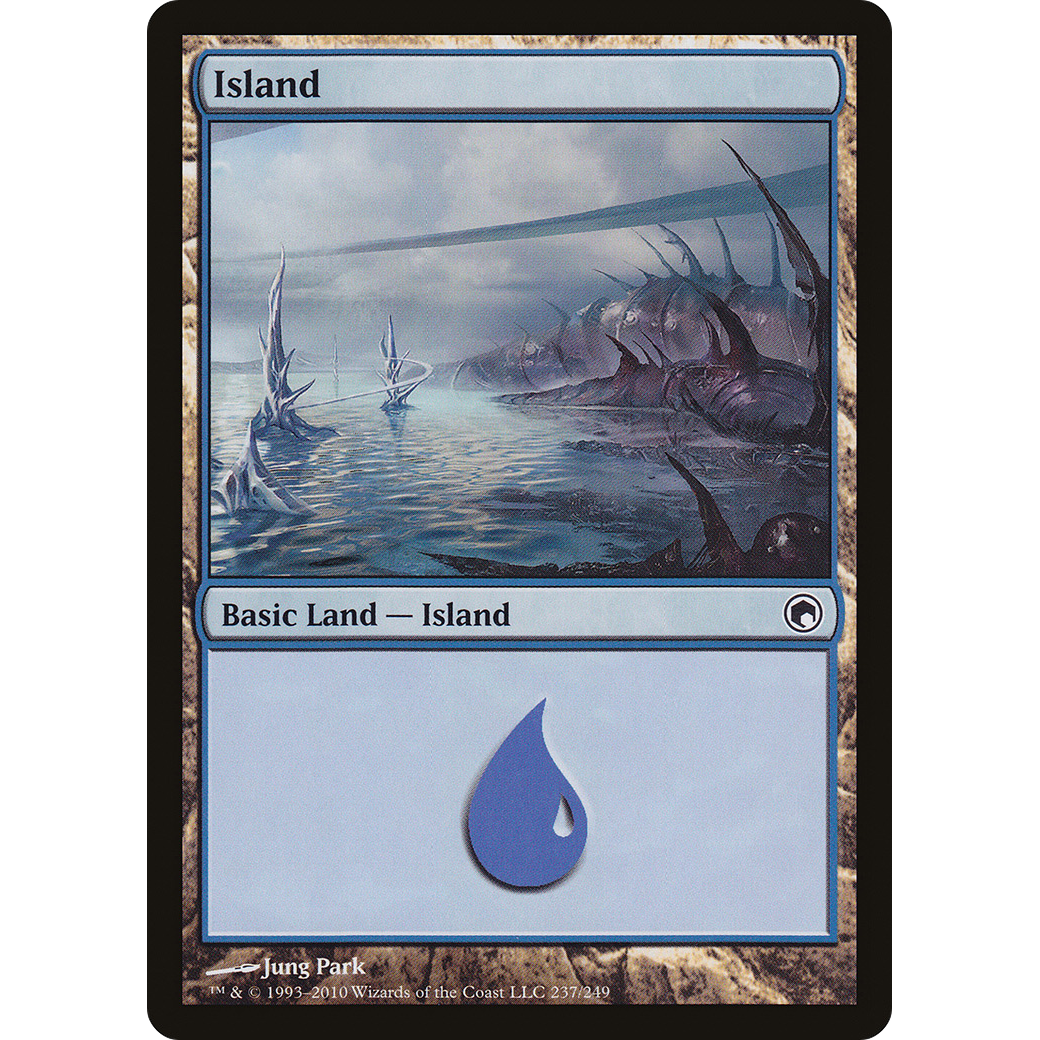 Island (237) (SOM-237) - Scars of Mirrodin