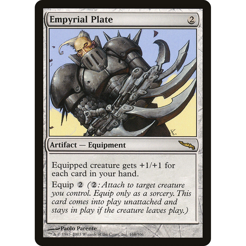 Empyrial Plate (MRD-168) - Mirrodin Foil