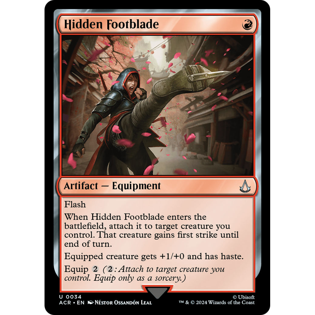 Hidden Footblade (ACR-034) - Assassin's Creed Foil