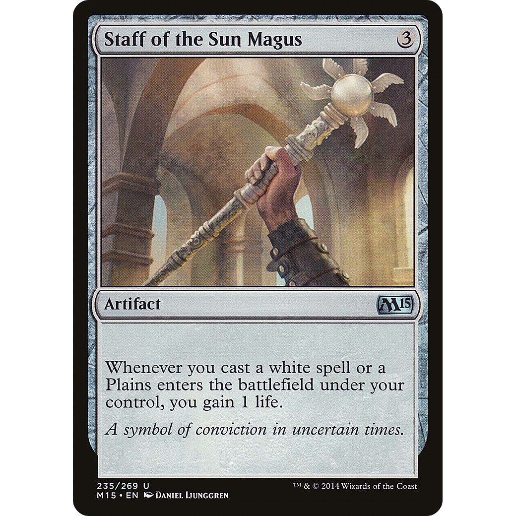 Staff of the Sun Magus (M15-235) - Magic 2015