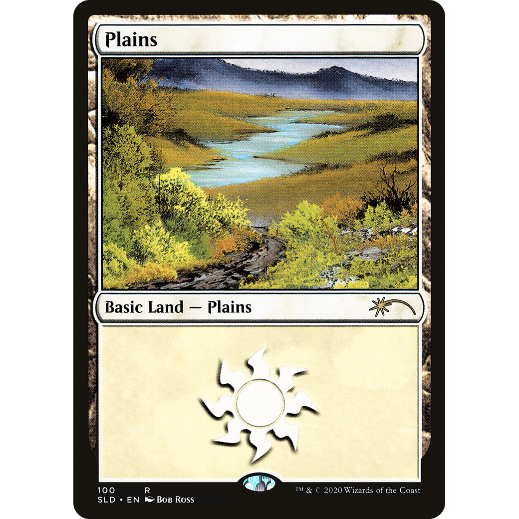 Plains (100) (Bob Ross) (SLD-100) - Secret Lair Drop Foil