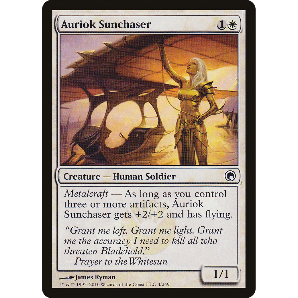 Auriok Sunchaser (SOM-004) - Scars of Mirrodin