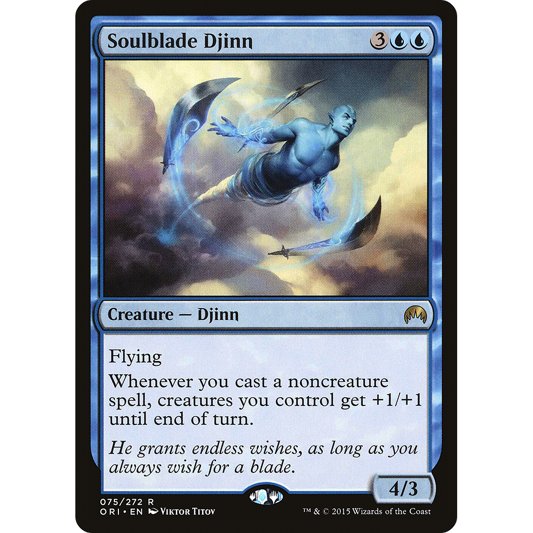 Soulblade Djinn (ORI-075) - Magic Origins Foil