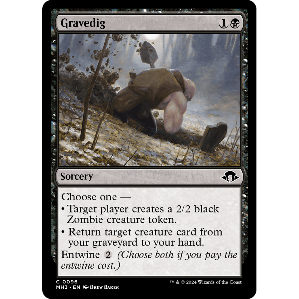 Gravedig (MH3-096) - Modern Horizons 3 Foil