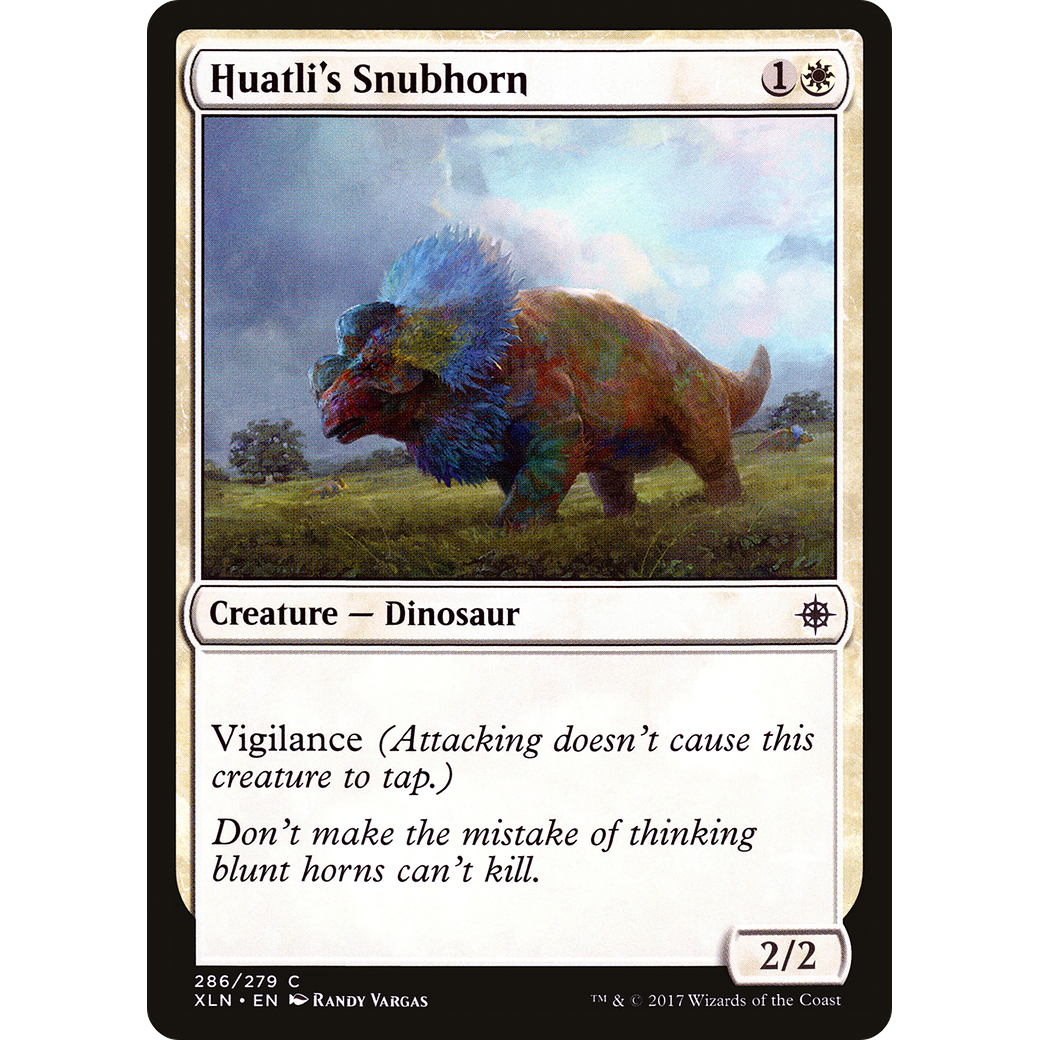 Huatli's Snubhorn (XLN-286) - Ixalan Foil