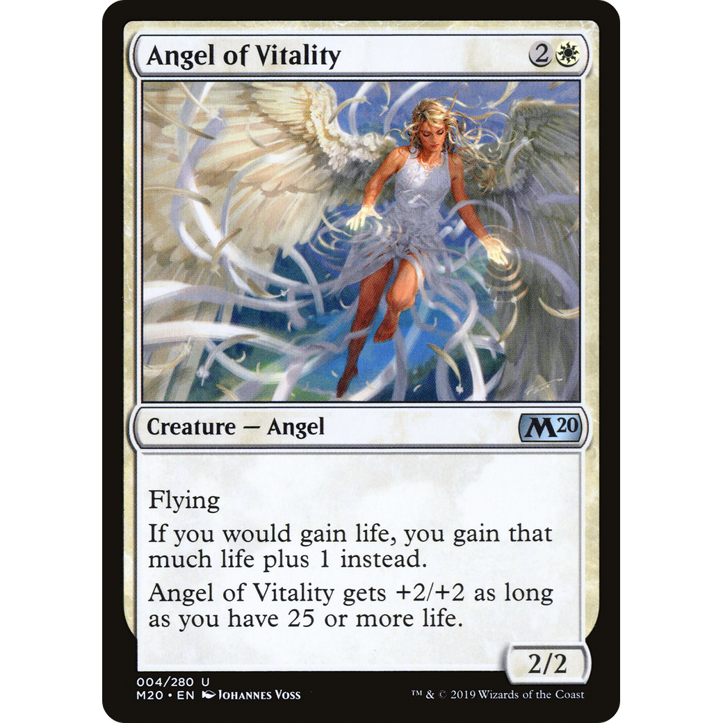 Angel of Vitality (M20-004) - Core Set 2020 Foil