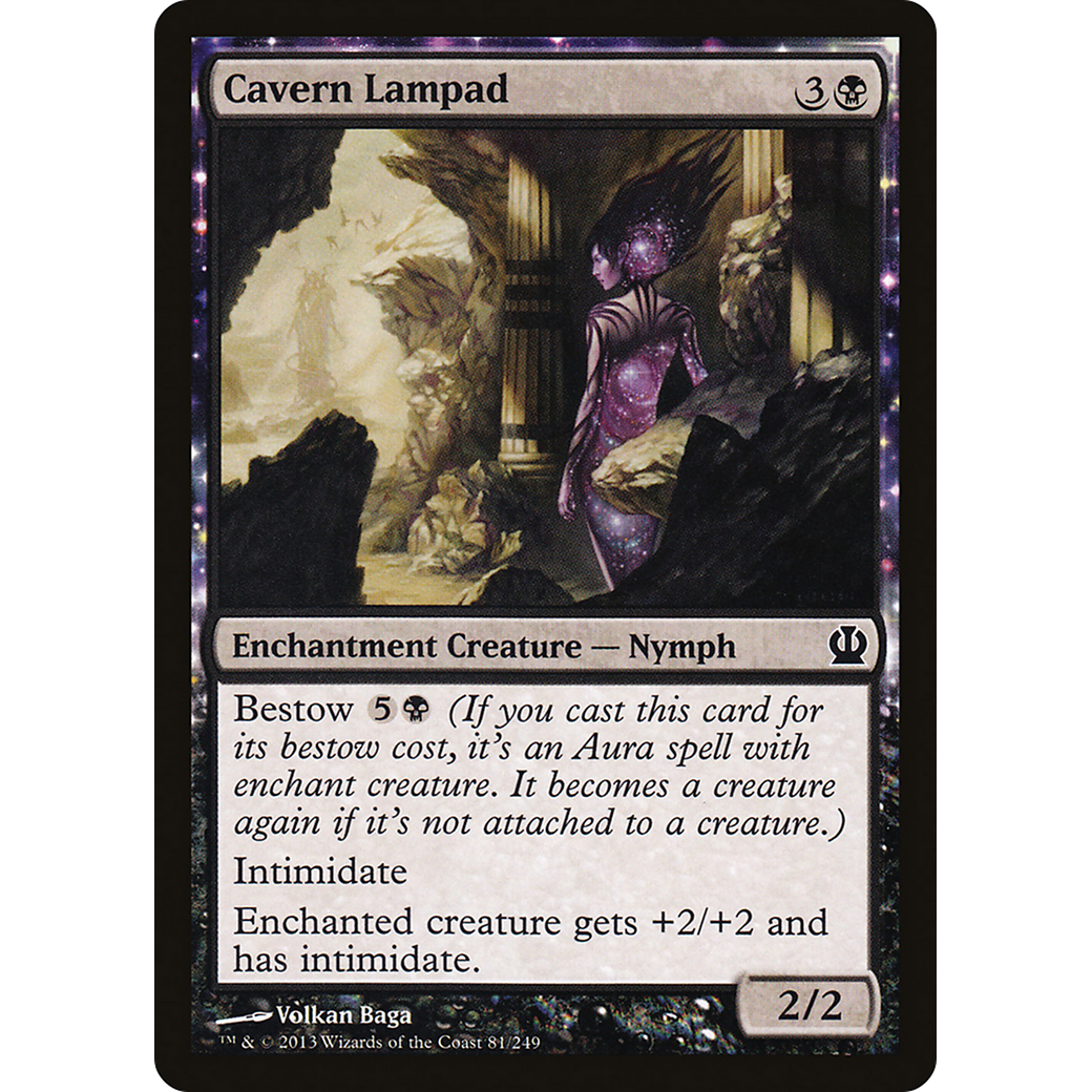Cavern Lampad (THS-081) - Theros: (enchantment) Foil