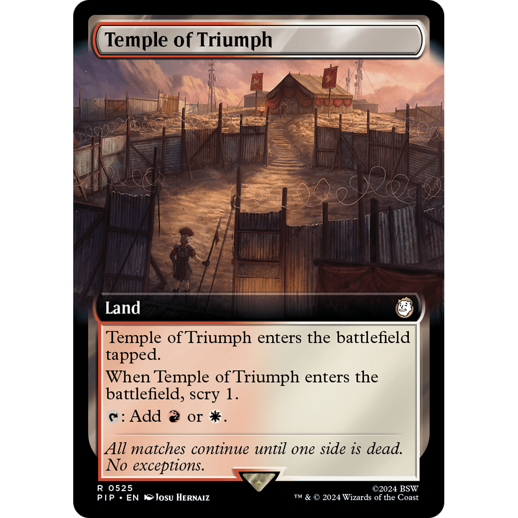 Temple of Triumph (PIP-525) - Fallout: (Extended Art) Foil