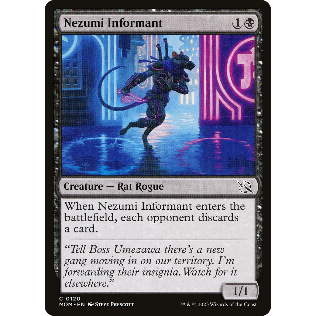 Nezumi Informant (MOM-120) - March of the Machine Foil