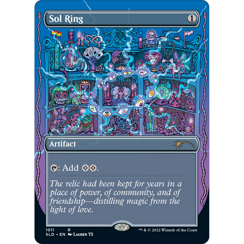 Sol Ring (1011) (SLD-1011) - Secret Lair Drop (Borderless)