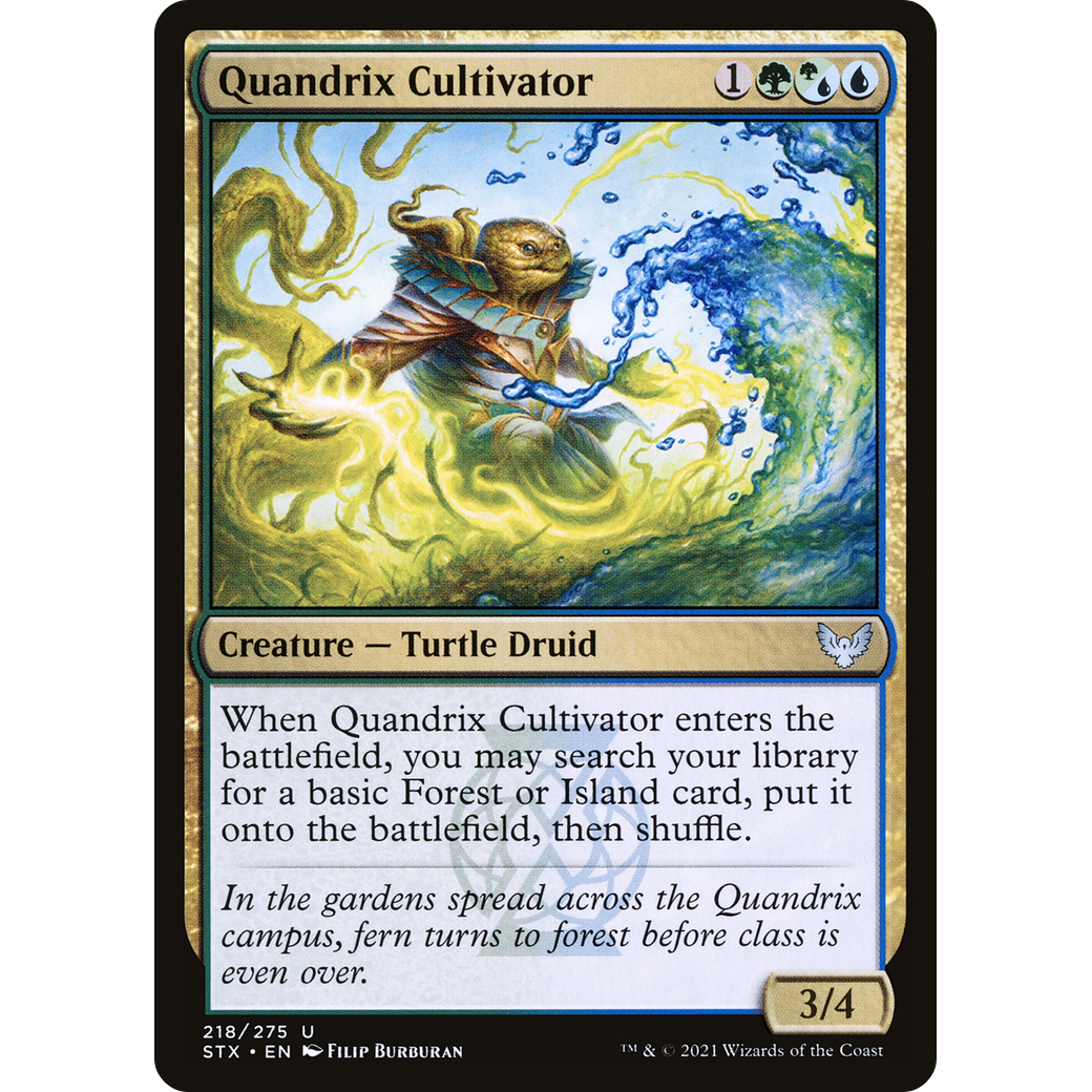 Quandrix Cultivator (STX-218) - Strixhaven: School of Mages Foil