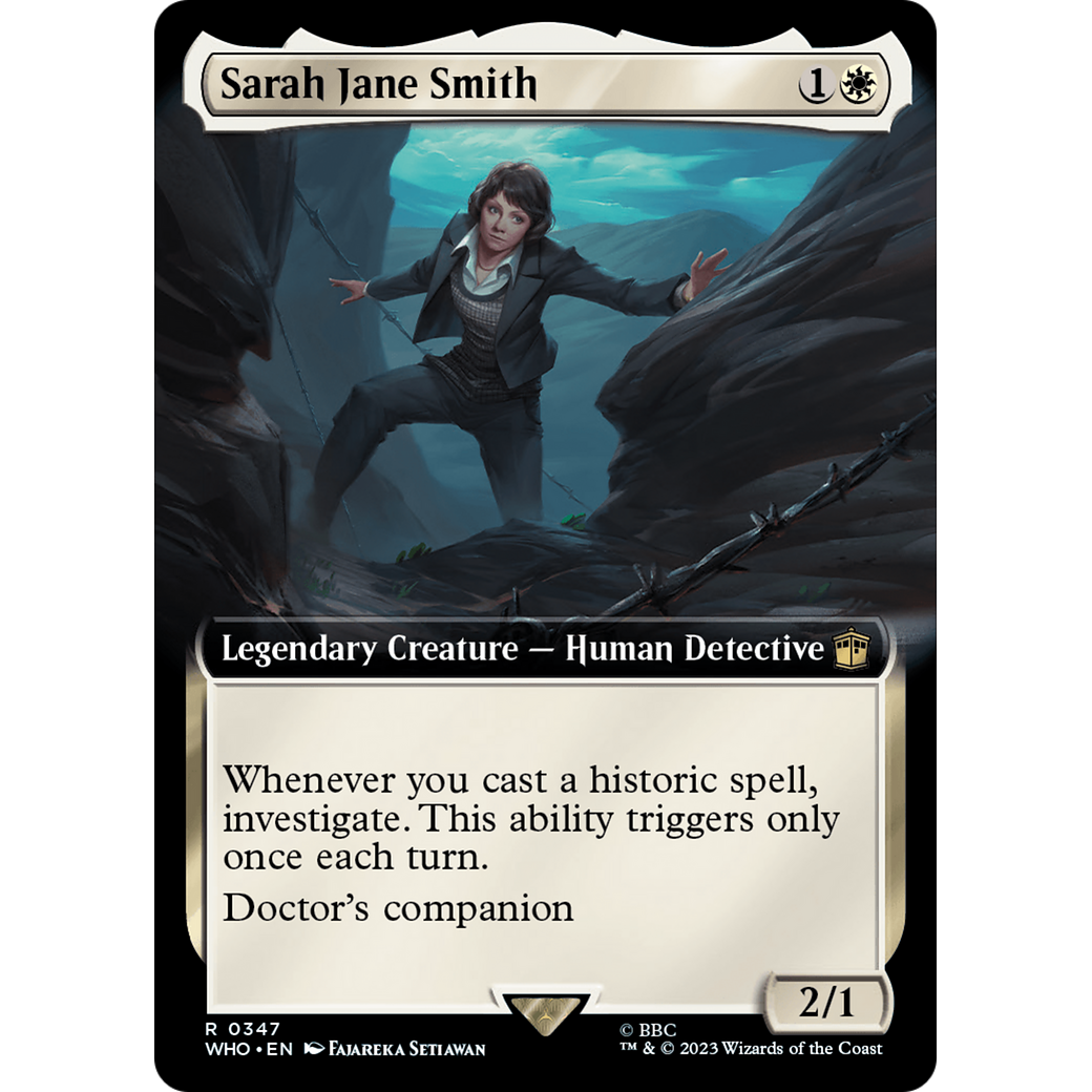 Sarah Jane Smith (Extended Art) (WHO-347) - Doctor Who: (Extended Art) Foil