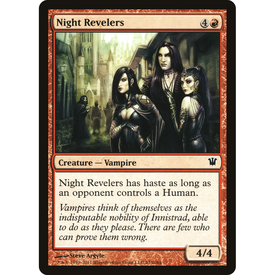 Night Revelers (ISD-153) - Innistrad Foil