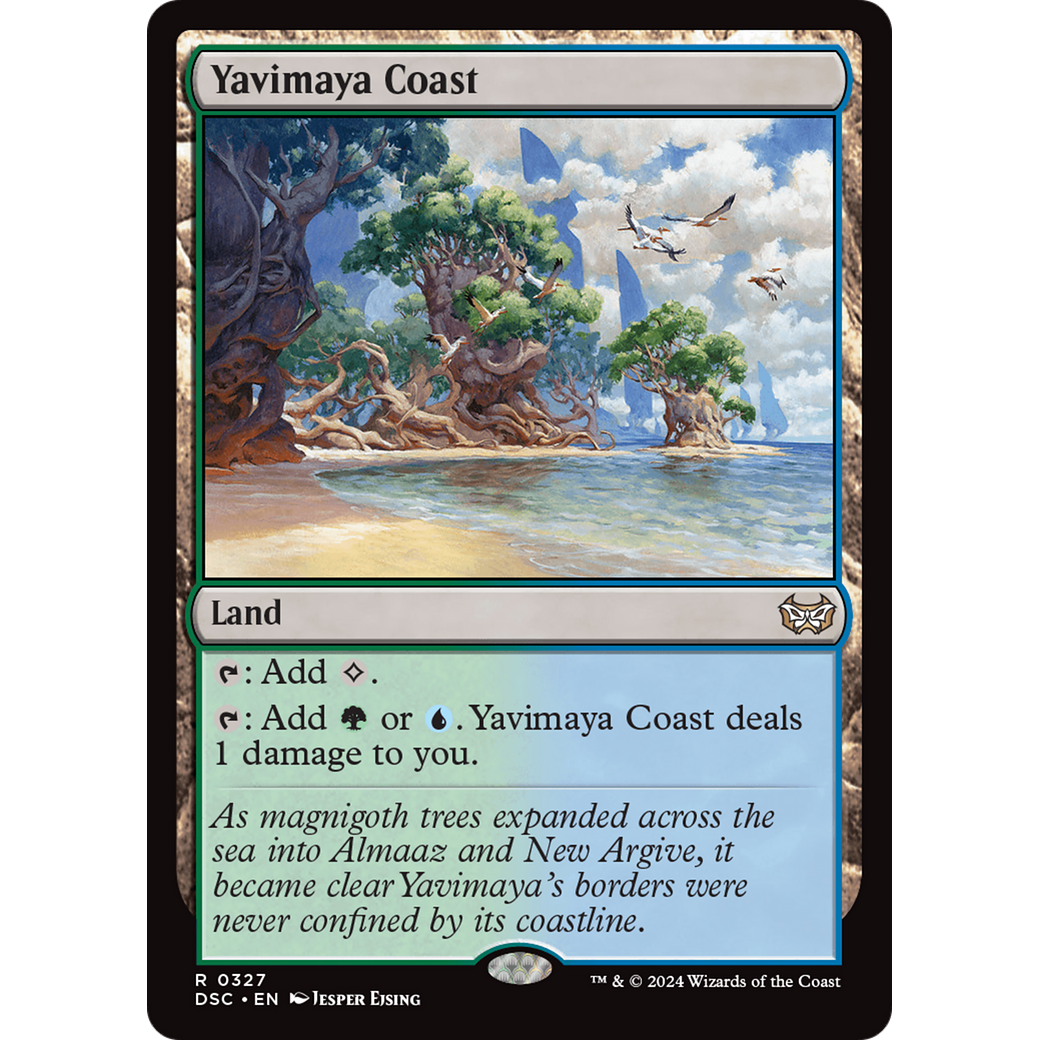 Yavimaya Coast (DSC-327) - Duskmourn: House of Horror Commander