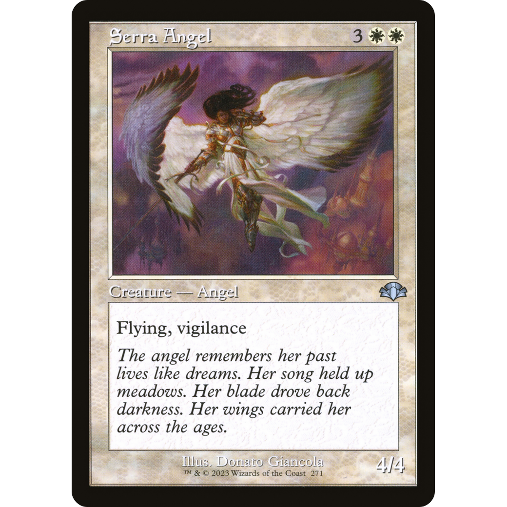 Serra Angel (Retro Frame) (DMR-271) - Dominaria Remastered Foil