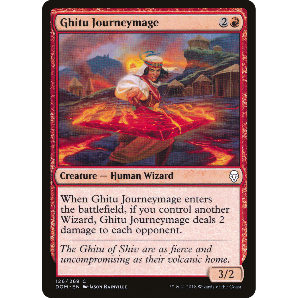 Ghitu Journeymage (DOM-126) - Dominaria Foil
