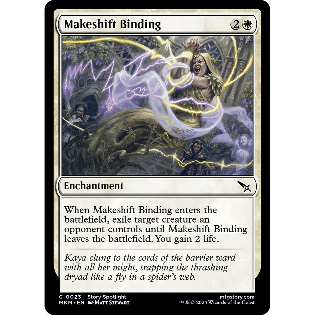 Makeshift Binding (MKM-023) - Murders at Karlov Manor Foil