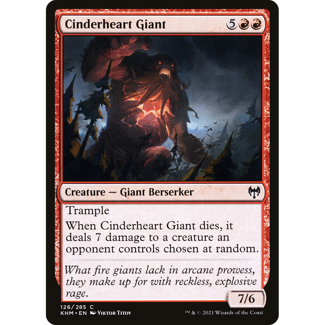 Cinderheart Giant (KHM-126) - Kaldheim