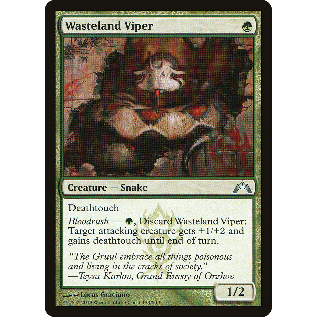 Wasteland Viper (GTC-139) - Gatecrash Foil