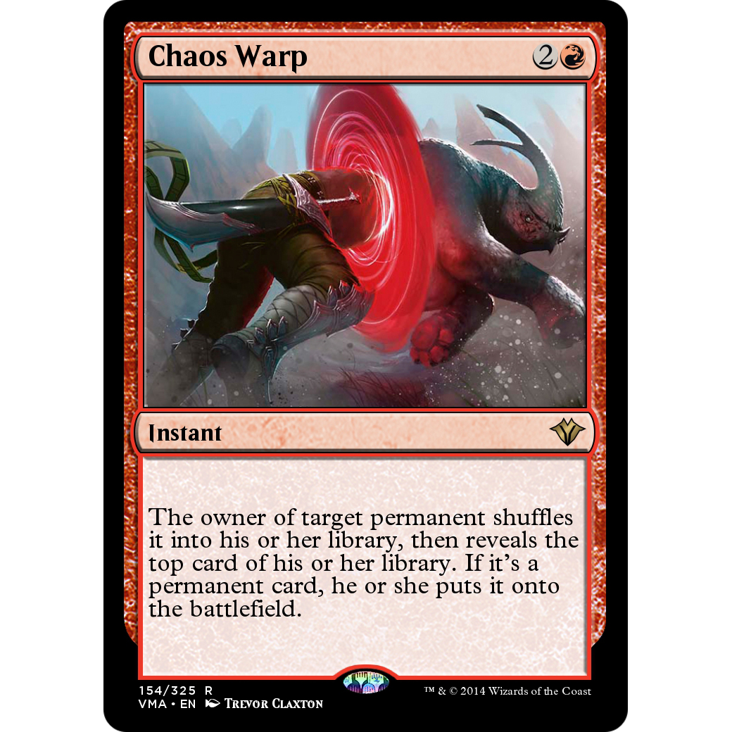 Chaos Warp (VMA-154) - Vintage Masters Foil