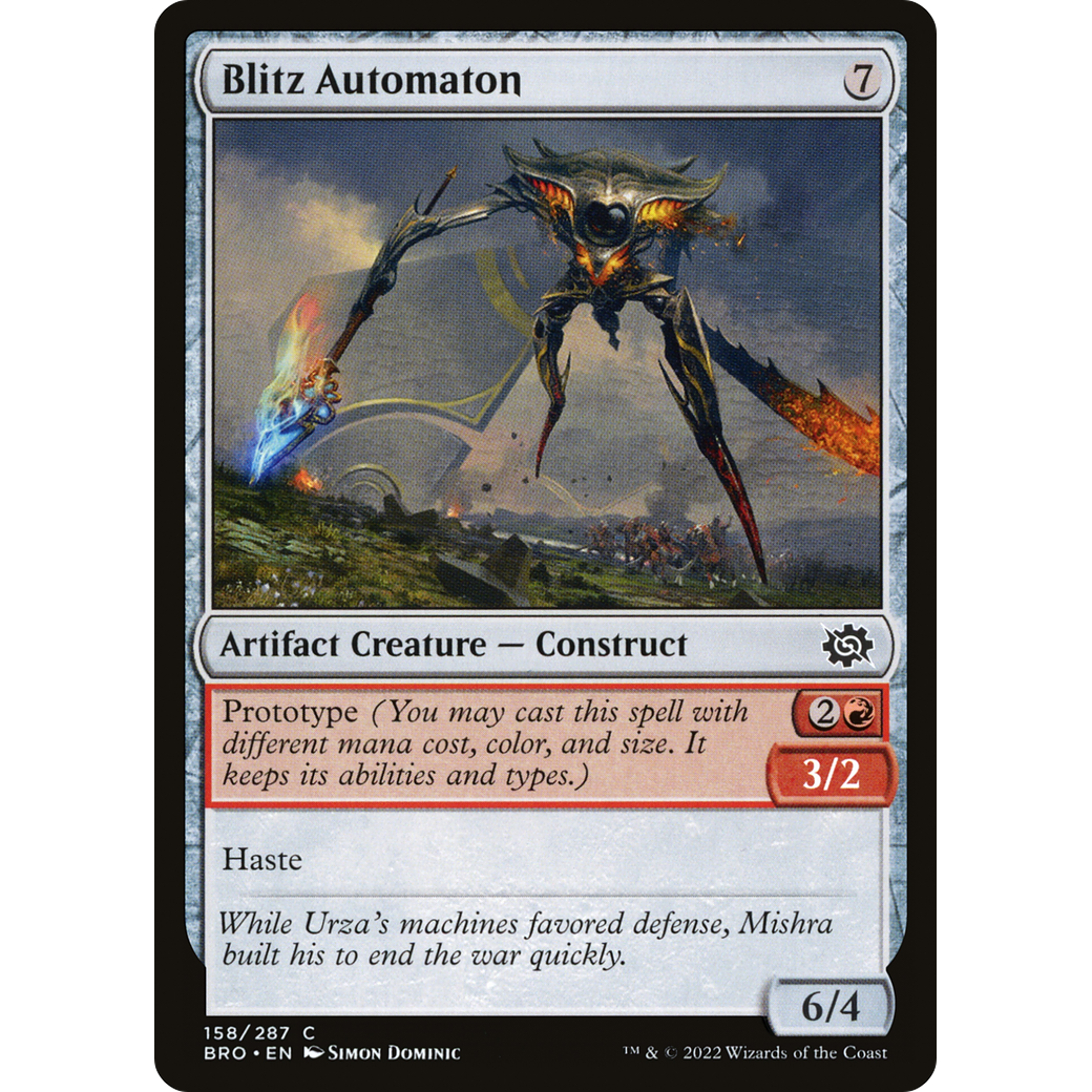 Blitz Automaton (BRO-158) - The Brothers' War