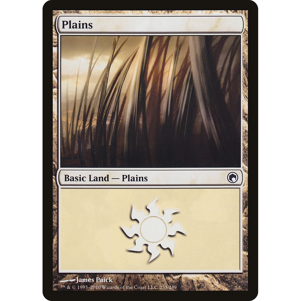 Plains (233) (SOM-233) - Scars of Mirrodin