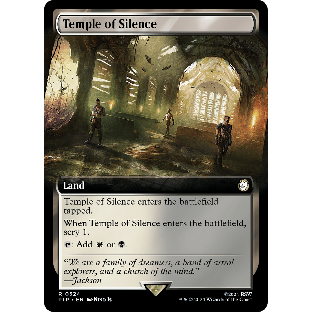 Temple of Silence (PIP-524) - Fallout: (Extended Art) Foil