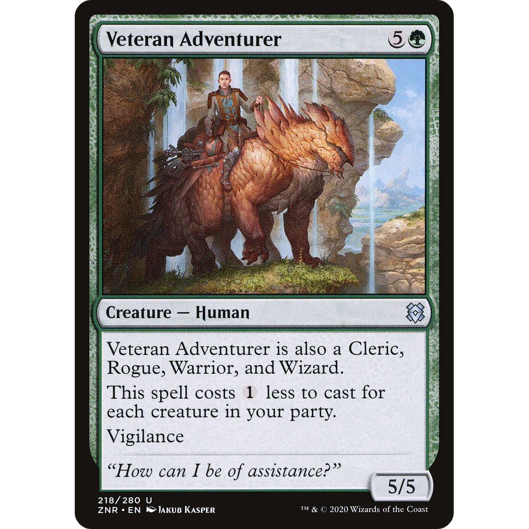 Veteran Adventurer (ZNR-218) - Zendikar Rising