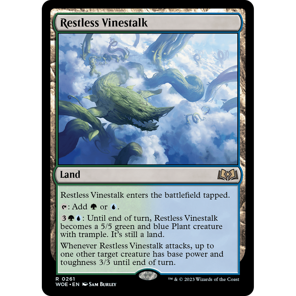 Restless Vinestalk (WOE-261) - Wilds of Eldraine Foil