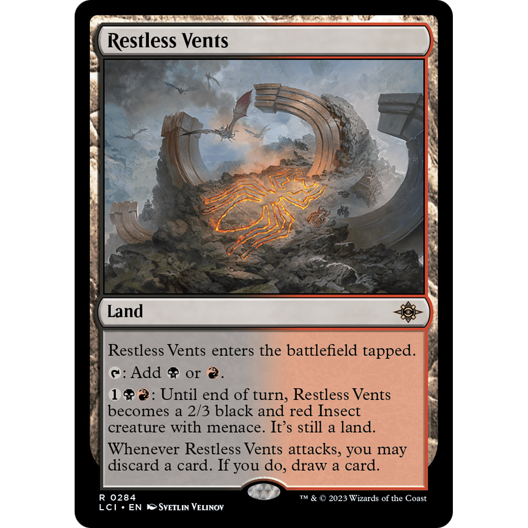 Restless Vents (LCI-284) - The Lost Caverns of Ixalan Foil