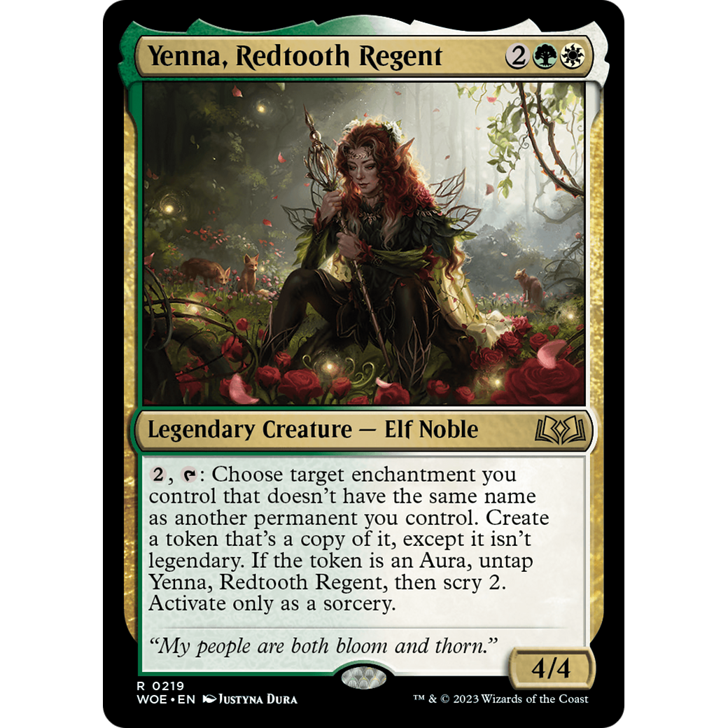 Yenna, Redtooth Regent (WOE-219) - Wilds of Eldraine
